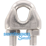 Drahtseilklemme Seil � 22 mm - Edelstahl A4