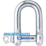 Normsch�kel verzinkt Bolzen-� 8 mm Lichte=11 mm Tragkraft 250 kg