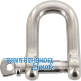 Normsch�kel Edelstahl A4 Bolzen-� 5 mm Lichte=10 mm