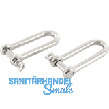 Normsch�kel Edelstahl Bolzen lange Form �12 mm Lichte=96 mm