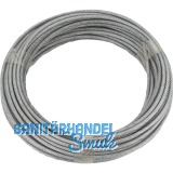 D�RNER + HELMER Ruck-Zuck Stahlseil PVC-umm. 4/5mm, Ring 20m