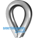 Drahtseilkausche EN 13411-1 Seil � 20 mm - Stahl feuerverzinkt