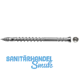 FISCHER Terrassenschraube Zylinderkopf 4.3x60 TX15 Edelstahl Inhalt 250 St�ck