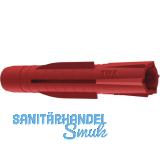 TOX-TRI-Allzweckd�bel 8x 51 ohne Kappe Kunststoff rot