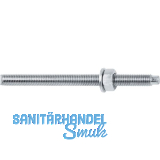 CELO Ankerstange M10x165 - 5.8 verzinkt-blau mit Mutter und Scheibe