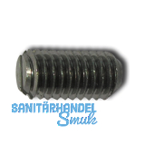 ISO4766 14H M 6x 12 blank Gewindestift mit Schlitz und Kegelkuppe (DIN551)