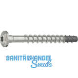 HECO-MMS plus P Halbrundkopf 7.5x 45 Edelstahl A4 Multi-Monti Schraubanker