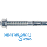 FISCHER FBN II 10/ 5/ 70 kurzer Bolzen verzinkt-blau mit Bewertung druckzonent.