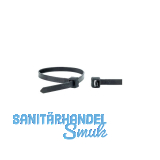 WKK Kabelbinder 4.8x370 schwarz Polyamid 6.6 - wiederl�sbar