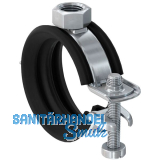 FISCHER FGRS Universal Gelenkrohrschelle Spannbereich 60- 63 mm M8