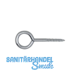 Ringschraube mit Holzgewinde 30x10mm Stahl verzinkt-blau