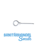 Ringschraube mit Holzgewinde gerade 4,4x 60 wei�-beschichtet mit Beffe