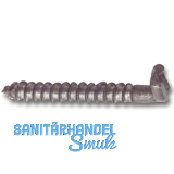 Schlitzschraubhaken mit Holzgewinde und Schlitz 6.0x 48 verzinkt-blau