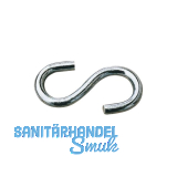 S-Haken 40 mm Stahl verzinkt