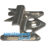 Profilholzkralle Nr. 4 Stahlband-verzinkt f�r Nut/Feder-Montage (1 PK=250 Stk.)