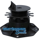 K&R Terrassenlager Kunststoff mit beweglichem Kopf - H�henverstellung 65- 155mm