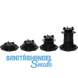 K&R Terrassenlager Kunststoff mit Fugenkreuz - H�henverstellung 35- 70mm