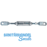 DIN1480 M30 verzinkt Spannschloss mit Blattschrauben