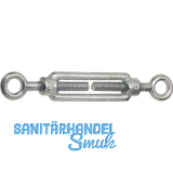 DIN1480 M36 verzinkt Spannschloss mit �sen