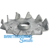 SIMPSON Bulldog C2-50 E 50/M12 feuerverzinkt einseitiger Scheibend�bel mit Z�hne