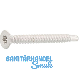 DIN7504O 3.9x 19 Torx15 Edelstahl A2 Senkkopf-Bohrschraube