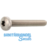 ISO14583 M 2.5x 8 Torx 8 Edelstahl A4 Linsenschraube (~DIN7985A)