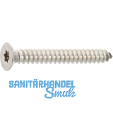 ISO14586 5.5x 50 Torx25 Edelstahl A2 Senkkopf-Blechschraube ~DIN7982