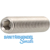 ISO4029/DIN916 21H M 5x 10 Edelstahl A4 Gewindestift mit Ringschneide und ISK ISO4029/DIN916 21H M 5x 10 Edelstahl A4 Gewindestift mit Ringschneide und ISK