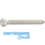 DIN7976C 5.5x 32 Edelstahl A2 Sechskantkopf-Blechschraube ~ISO1479