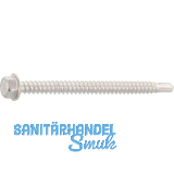 DIN7504K 6.3x100 Edelstahl A2 Sechskant-Bohrschraube ~ISO15480