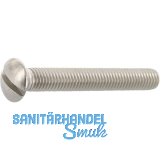 DIN964A M 8x 25 Edelstahl A2 Linsenschraube mit Schlitz