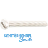 ~ISO1207 M 5x 50 Edelstahl A4 Zylinderschraube mit Schlitz (DIN84A)