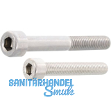ISO4762 M 6x 45 Edelstahl A4-70 Zylinderschraube mit Innensechskant (DIN912)
