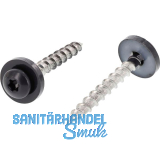 Kopflackierte Fensterbankschraube 3.9x25 Torx 15 Edelstahl A2 / RAL7016