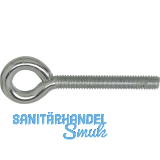 Ringschraube mit metrischem Gewinde M 5x40 Edelstahl A2