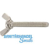 ~DIN316 M 5x 20 Edelstahl A2 Fl�gelschraube amerikanische Form