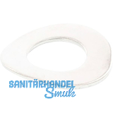 DIN137B M 8 Edelstahl A1 1.4310 Federscheibe gewellt