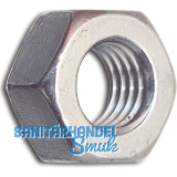 DIN934 M 5 Edelstahl A4-80 Sechskantmutter, gleitmobeschichtet transparent