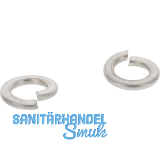 DIN127B M16 Edelstahl A4 Federring mit glatten Enden