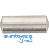 ISO2338 Toleranzfeld h8 3x 6 Edelstahl 1.4305 Zylinderstift