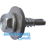 DIN7504K 5.5x 19 verzinkt Sechskantbohrschraube mit Scheibe � 16 mm