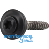 Spenglerschraube 4.5x 65 TX20 Edelstahl A2 Kopf beschichtet RAL7016 anthrazit