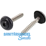 Spenglerschraube 4.5x120 TX20 Edelstahl A2 Kopf beschichtet RAL7016 anthrazit