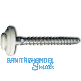 Spenglerschraube 4.5x 55 TX20 Edelstahl A2 Kopf beschichtet RAL9002 grauwei�