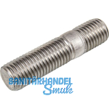 DIN939 M12x 70 Edelstahl A2 Stiftschraube Einschraubende ~1,25 d