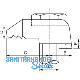 BEAM CLAMP BA3G16 Stahltr�gerklemme M16 Sphaeroguss feuerverzinkt mit Zulassung