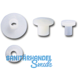 Isolierh�lse M 3x 5 Polyamid natur f�r Beschl�gemontage auf Glas