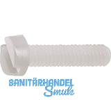 ~ISO1207 M 3x 16 PA 6.6 Polyamid natur Zylinderschraube mit Schlitz (~DIN84A)