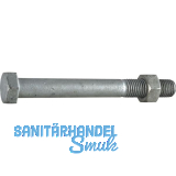 SRUBENA SB-Schraube EN15048-1 8.8U M16X 90 TG feuerverzinkt