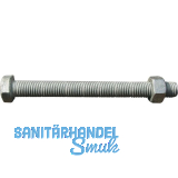 SRUBENA SB-Schraube EN15048-1 8.8U M20X 70 VG feuerverzinkt